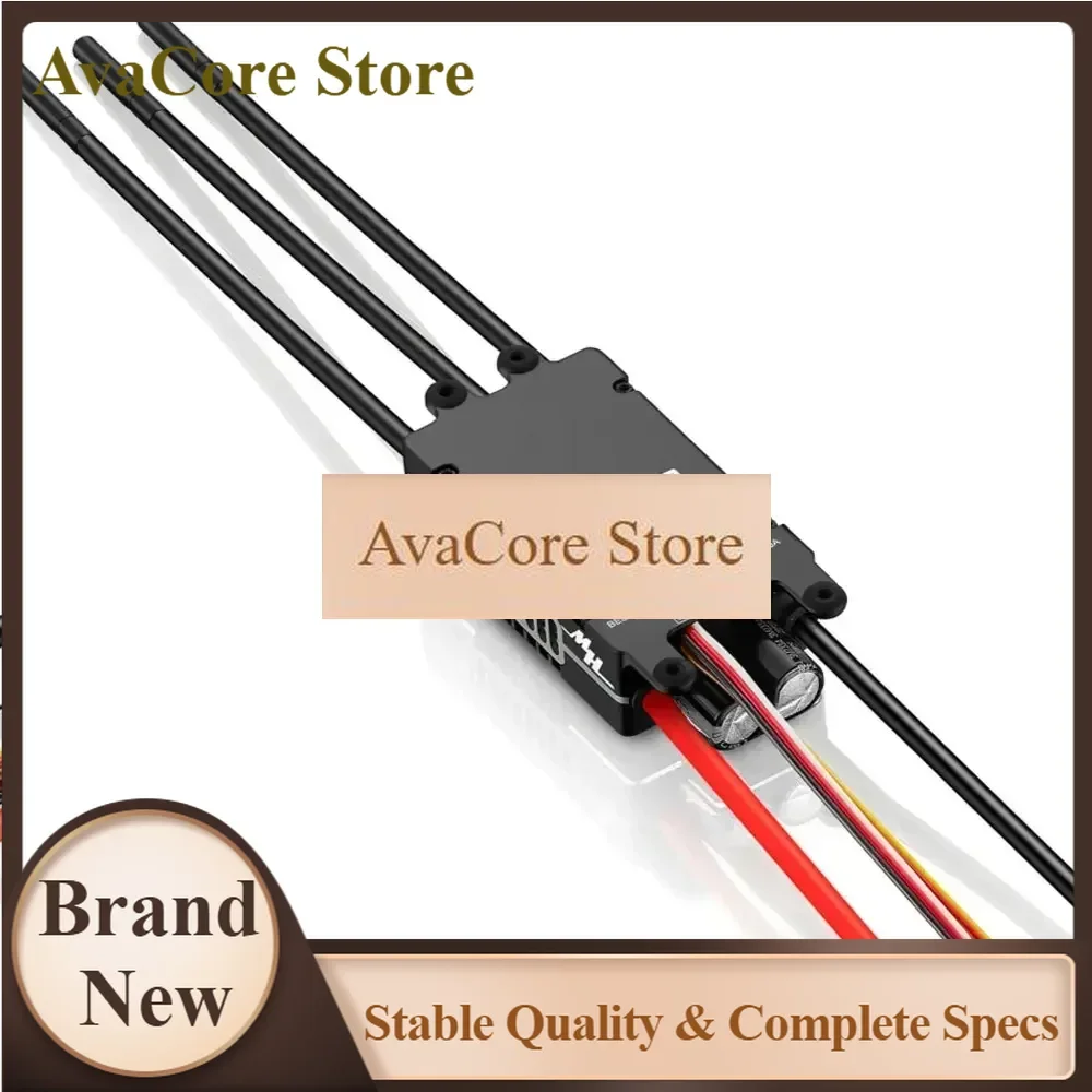 AvaCoreHobbywing Platinum HV KV180A SBEC V5 6-14S Brushless ESC 12V Switch BEC 32-bit Processor For 550-700 Helicopter Fixed-win