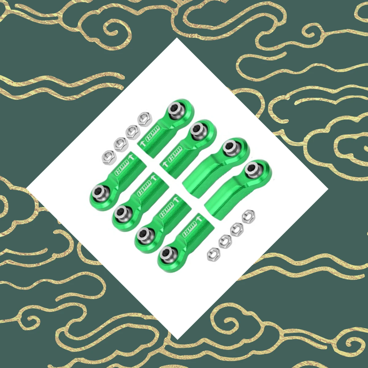 

Наконечники задних звеньев из сплава GPM 7075, оригинальные для AXIAL 1/6 SCX6 AXI05001.AXI05000