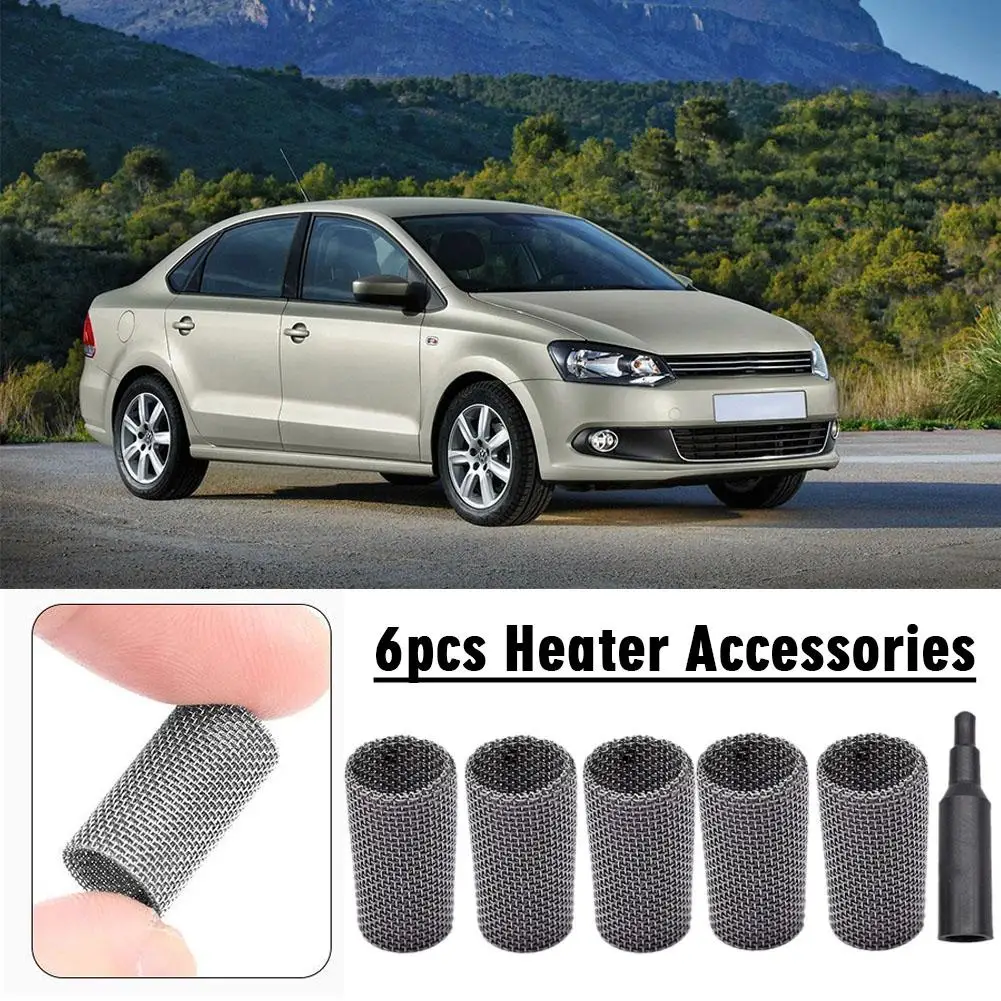 6* Heater Accessories Car Glow Plug Strainer Screen Filter Mesh For Air Parking Heater H6w1