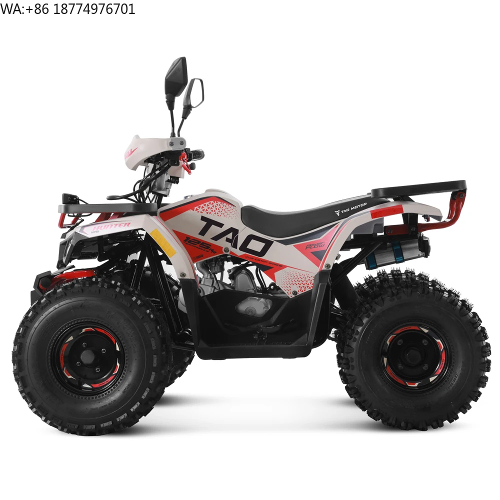 Tao Motor 2024 Todoterreno, ATV Económico para Granja, Cuatrimoto a Gasolina, Quadriciclo Automático con Motor de 4 Tiempos y 125cc
