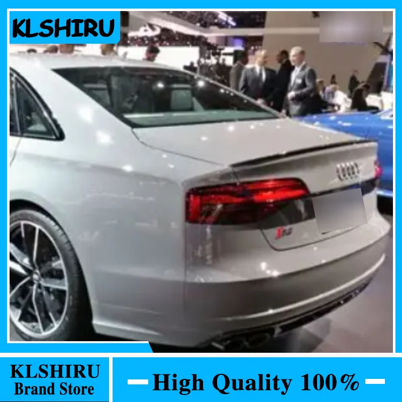 Kohlefaser-Spoiler für AUDI A8 S8 RS8 Sportback Coupé 2018 2019 2020 2021 Auto-Heckflügel Lippe Exterieur-Styling Modifikation Auto