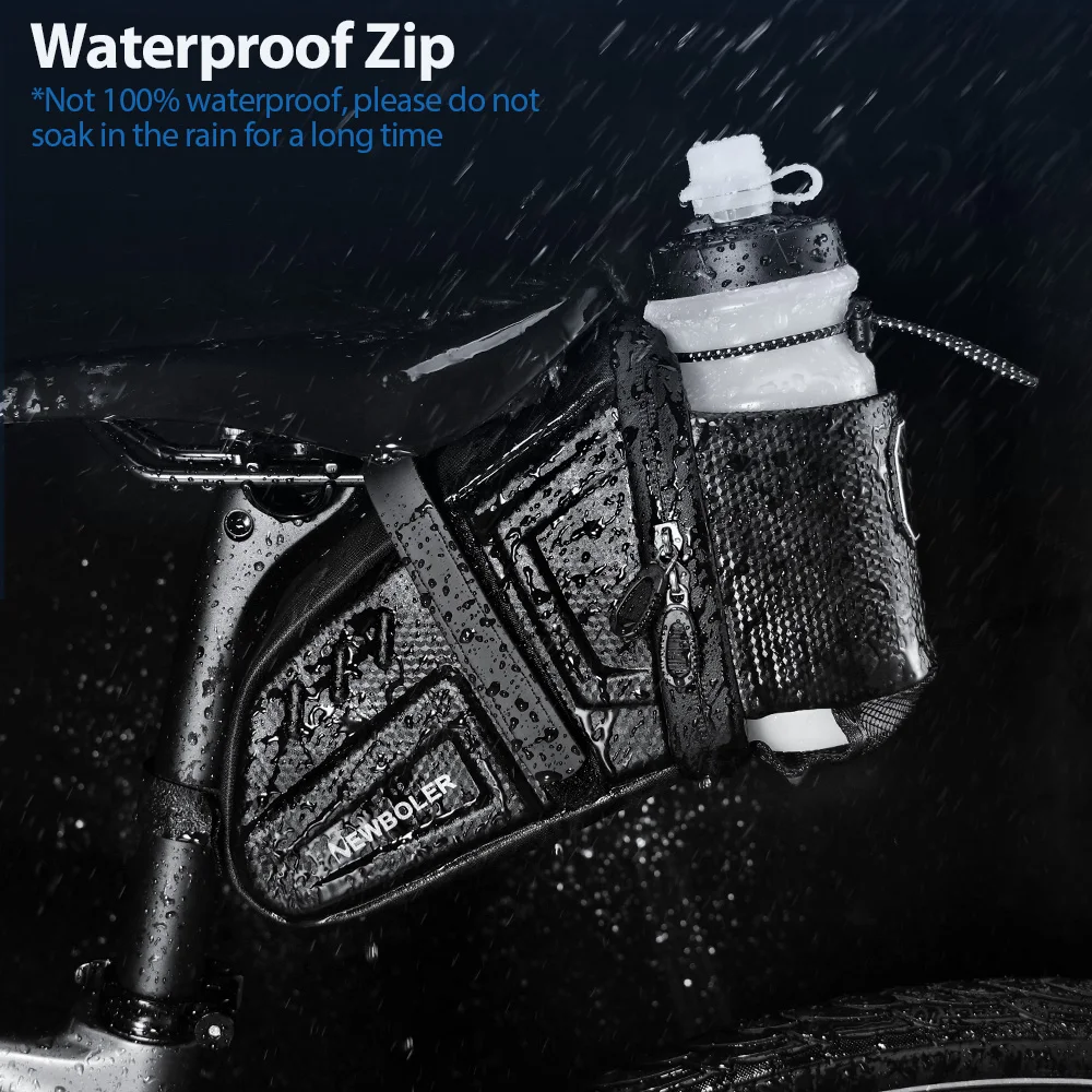 NEUE Wasserdichte Fahrradsatteltasche MTB Rennrad-Satteltaschen Fahrrad-Wasserflaschentasche Werkzeughaltertasche MTB-Zubehör – Detail 3