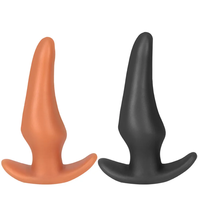 Soft Anal Plugs Liquid Silicone 35-78mm Buttplug Gay Men Prostate Massage Butt Plug Anal Dilation Training Comfortable To Wear