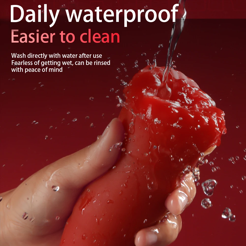 جهاز استمناء كهربائي للرجال 10 وضع مص اللسان مدرب القضيب جيب كس ديكس حشفة فراغ محفز الكبار الرجال لعبة الجنس