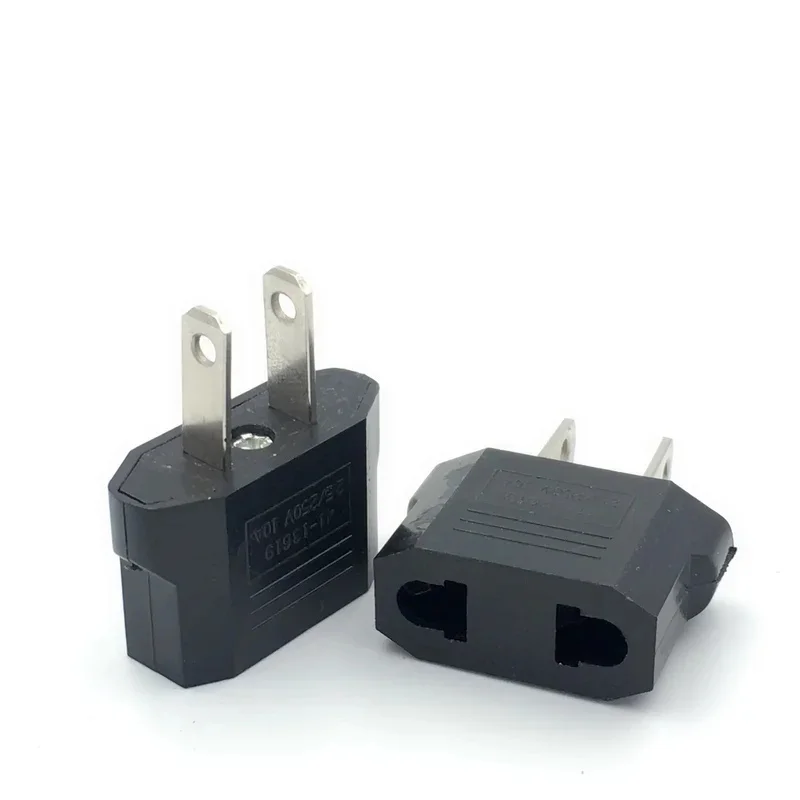 2Pin Portable European US AU EU Plug Adapter American Japan China US To EU Euro Travel Power Adapte Plug Outlet Converter Socket