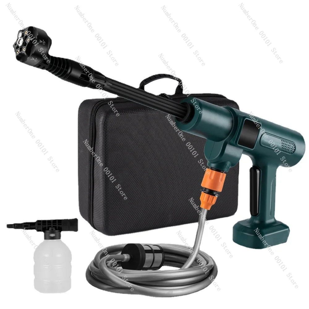 

Brushless High Pressure Washer Cordless Rechargeable Foam Generator Household Garden Tools For 18V Battery