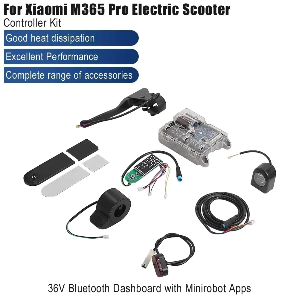 Motherboard Controller BT Geschwindigkeitsanzeige mit Bremshebel Gas vorne und hinten Lichter Set für Xiaomi M365/Pro Elektroroller – Detail 1