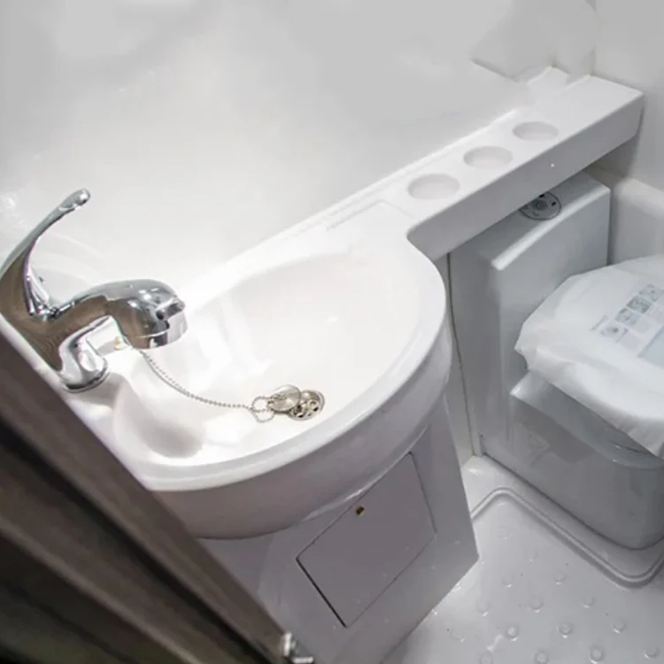 Componenti per il bagno Lavelli in acrilico 5.0 Rubinetto estraibile e scarico Accessori opzionali Opzionali per camper