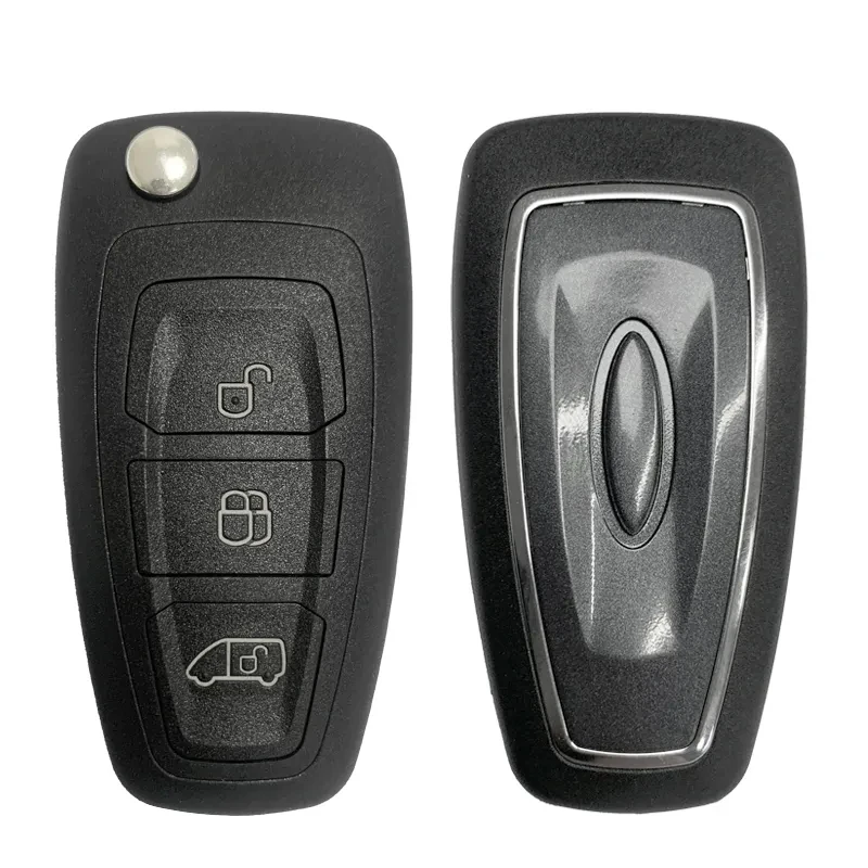 CN018097 Aftermarket 3 Button Key For Ford Transit Flip Remote With 434MHz 49 Chip HITAG Pro Chip FCCID GK2T-15K601-AB