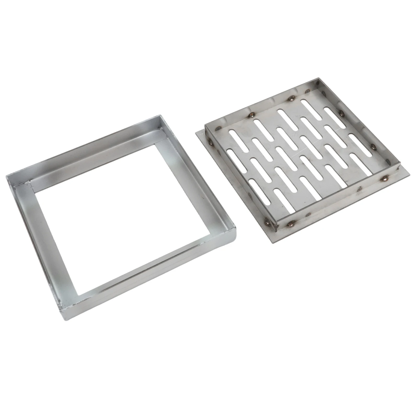 Balcony Drainage Roof Square Drain Cover Stainless Steel Rain Pipes Cap Fast-Drain Anti Blocking Floor Strainer Covers