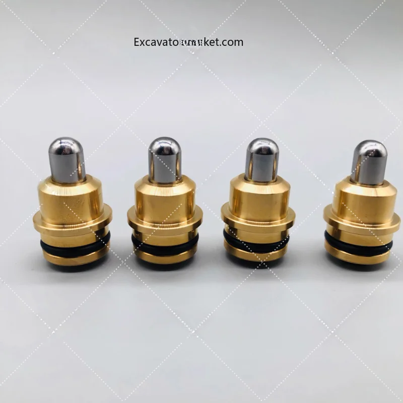 Excavator Parts For Sany Sy 55 60 80 65 85-8 Joystick Bullet Head Walking Foot Valve Bullet Head Excavator Accessories