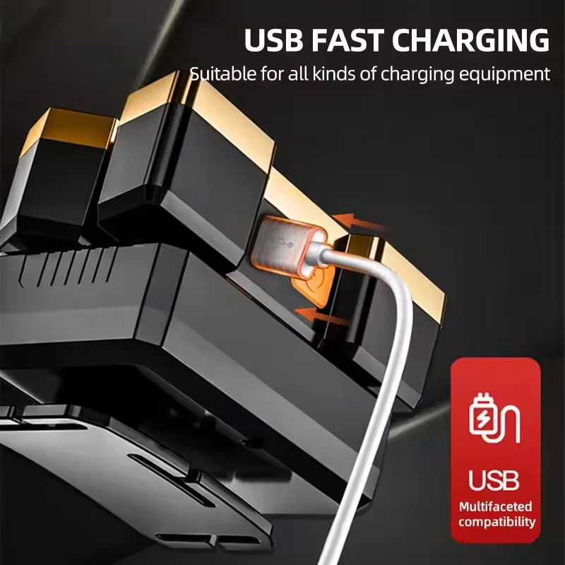 High Power Led Flashlight Self- Defense Selfe Rechargeable Led Lamp Small Powerful Flashlight Products Strong Flashlights Flash