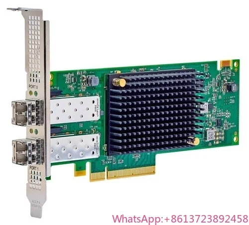 

Emulex 64GB LPE36002-M64 2-Port Optical PC Card Server with PCI SFP WiFi Interface Wired Stock External 64GB Network Adapter