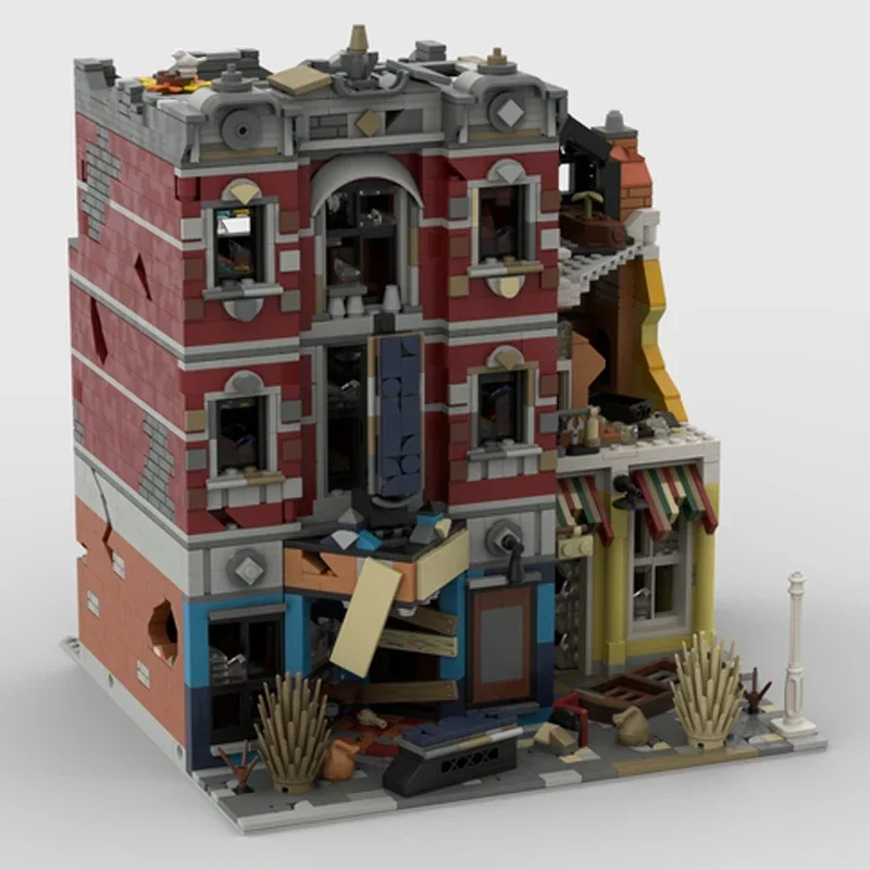 Moc Bouwstenen Film Street View Model Apocalypse Jazzclub Technologie Modulaire Blokken Geschenken Speelgoed Voor Kinderen DIY Montage