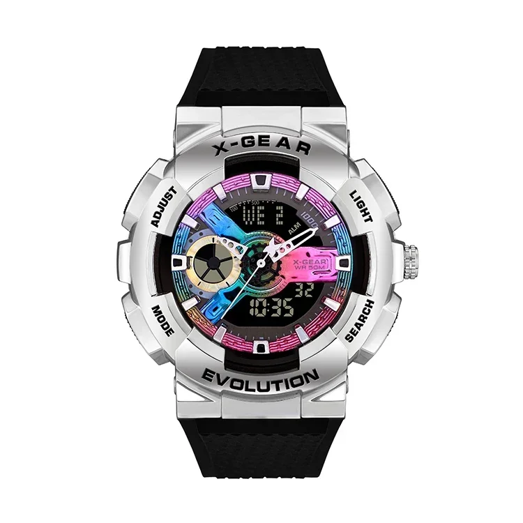 

shock resistance Watch GM110 sport electronic unisex watch alloy dial world time full function oak series led
