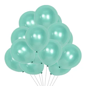 Latex balloons for children and adults, light air balloons, birthday decoration, gold wedding anniversary, pink, blue, black 6 Main Sales Decoration Blue and Gold Party - №4