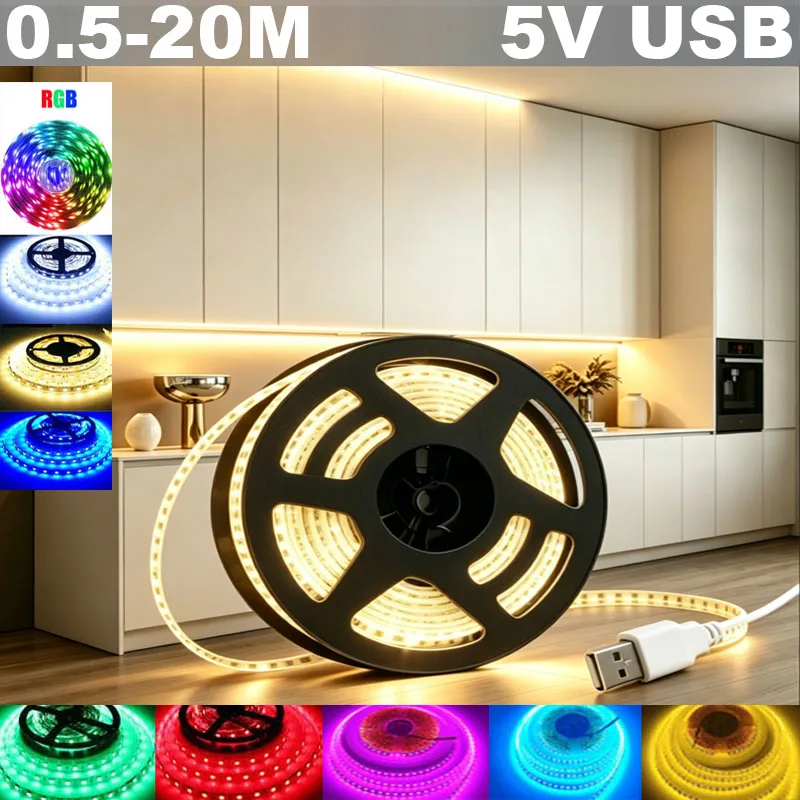 Wardrobe Bedroom Stairs Mini Touch Control Night Light Kitchen Wireless LED Cabinet Light Battery Powered Closet Light Lamp