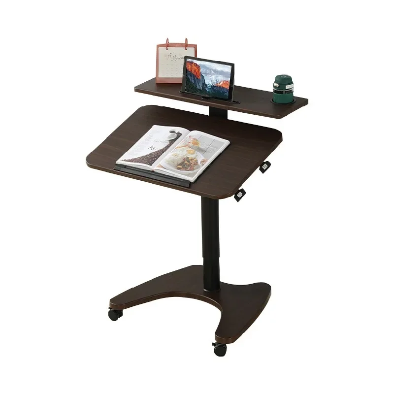 Height adjustable, pneumatic lifting study table