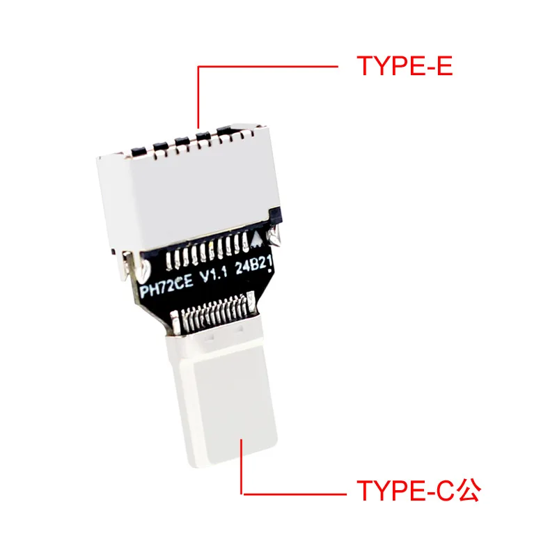 USB3.2 Type-C male to Type-E female Adapter 20Gbps computer case