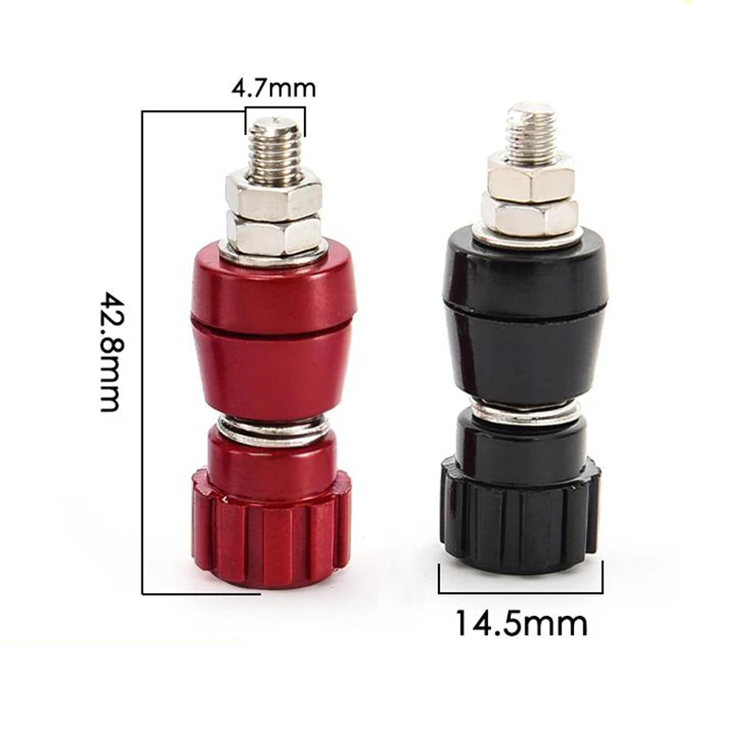 Universal New 6/8/10mm Remote Battery Power Junction Connector M5 M6 M8 M10Premium Post Terminal Kit Stud Accessory Thread Screw