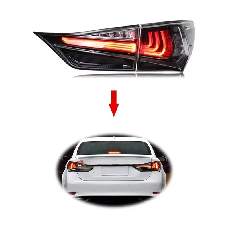 Upgrade for  GS GS250 GS300 GS350 Taillight Taillamp 2012-2020 Full LED Tail Light Tail Lamp Assembly Plug and Play