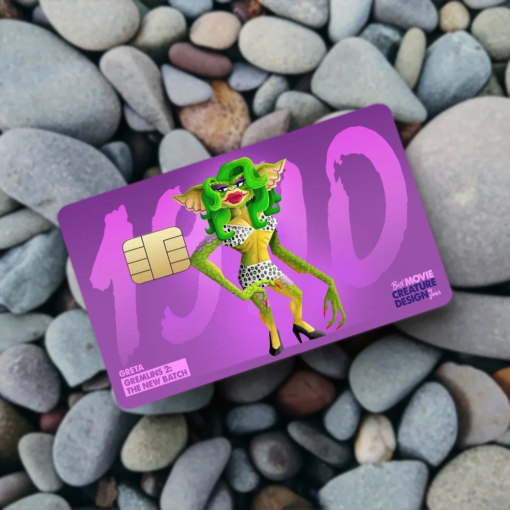 G-Gremlins Gizmo MonsterDiy ملصق بطاقة الخصم الائتمانية ملصق الحفلات الديكور مقاوم للماء شريحة صغيرة بطاقة الجلد ملصق #5