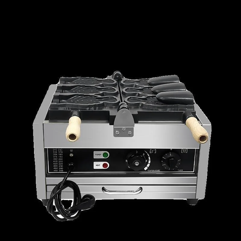 Commercial carp burning machine open ice cream snapper burning machine electric heating gas Internet