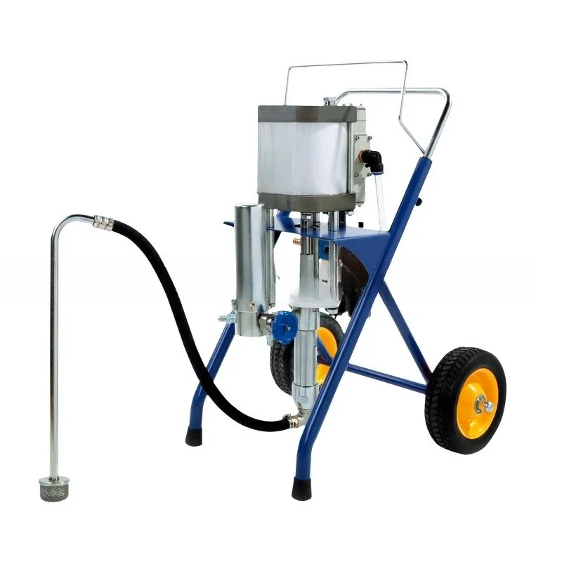 Pneumatic plunger sprayer, high-power steel structure latex paint machine