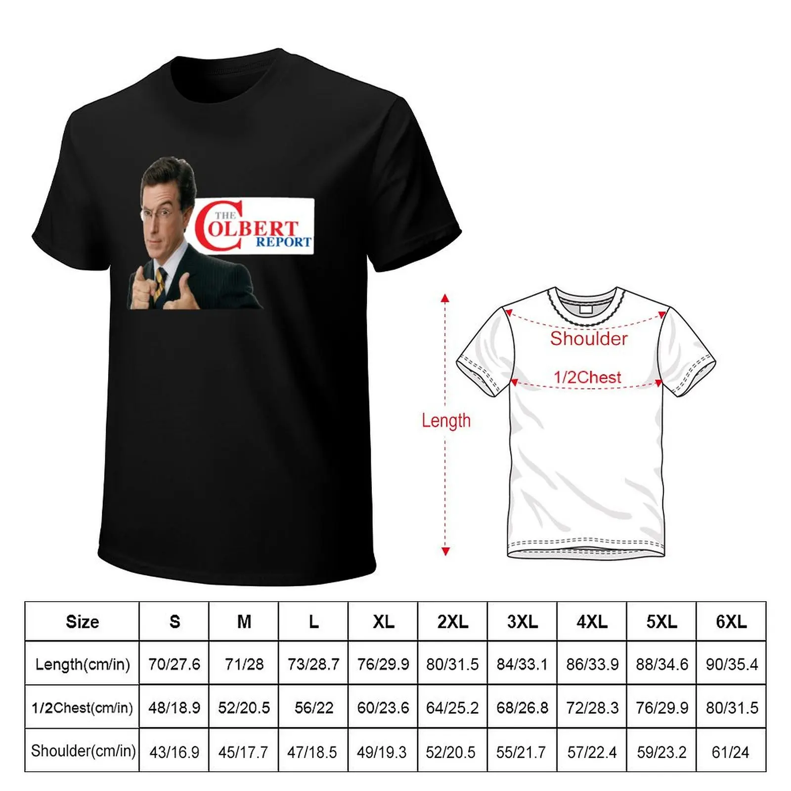 The Colbert Report T-Shirt man t shirts for men casual T-Shirt
