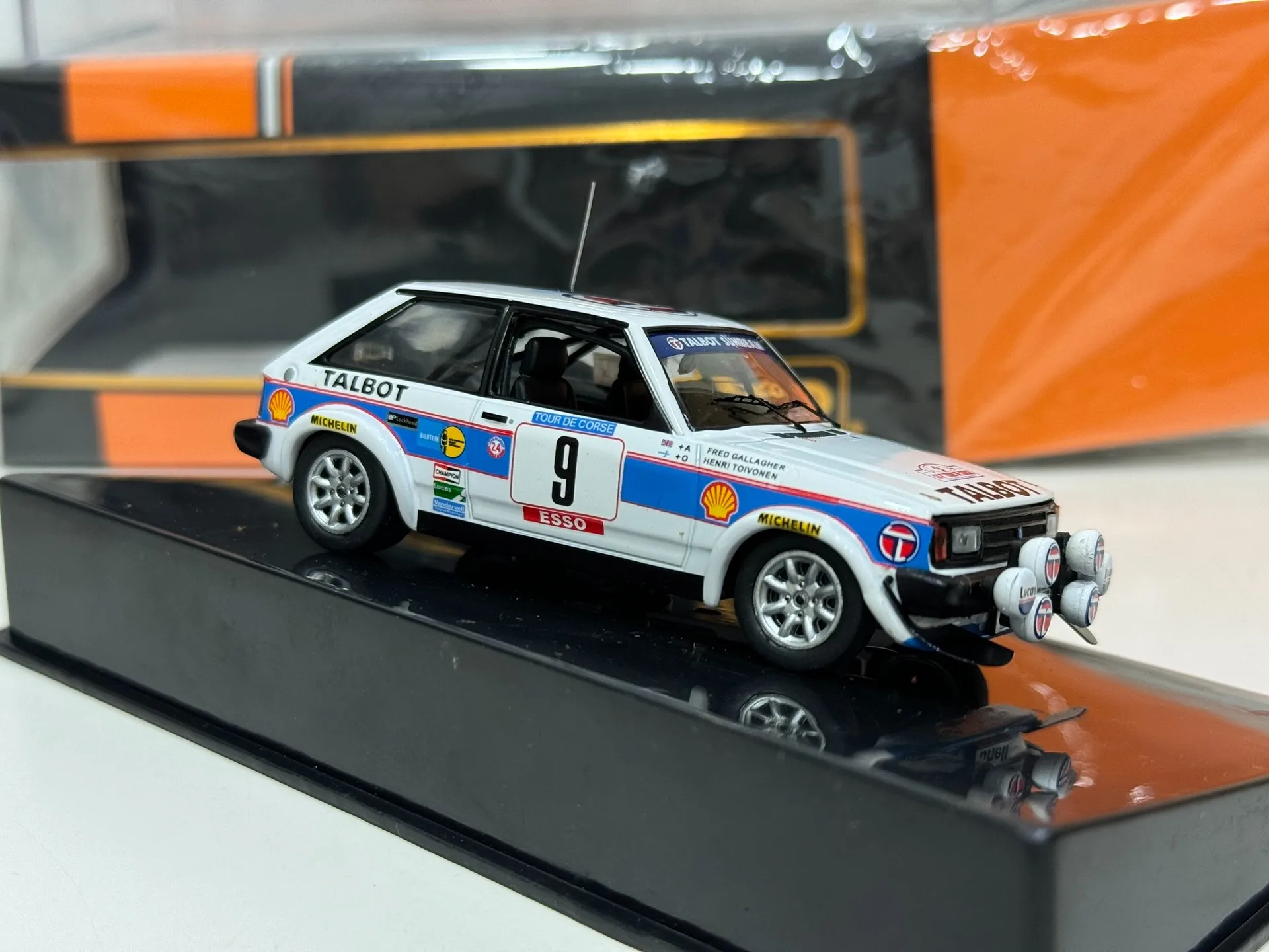 Odlew IXO w skali 1/43 Talbot Sunbeam Lotus # Model samochodu ze stopu, kolekcjonerska zabawka, prezent, pamiątka, ozdoba ekspozycyjna.