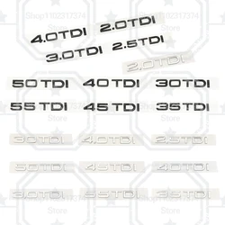 3d Abs Auto Sticker Voor 2.0 2.5 3.0 4.0 Tdi 30 35 40 45 50 55 Tdi A4 A5 A6 A7 A8 Q5 Q7 Letter Embleem Achter Kofferbak Decoratie Badge