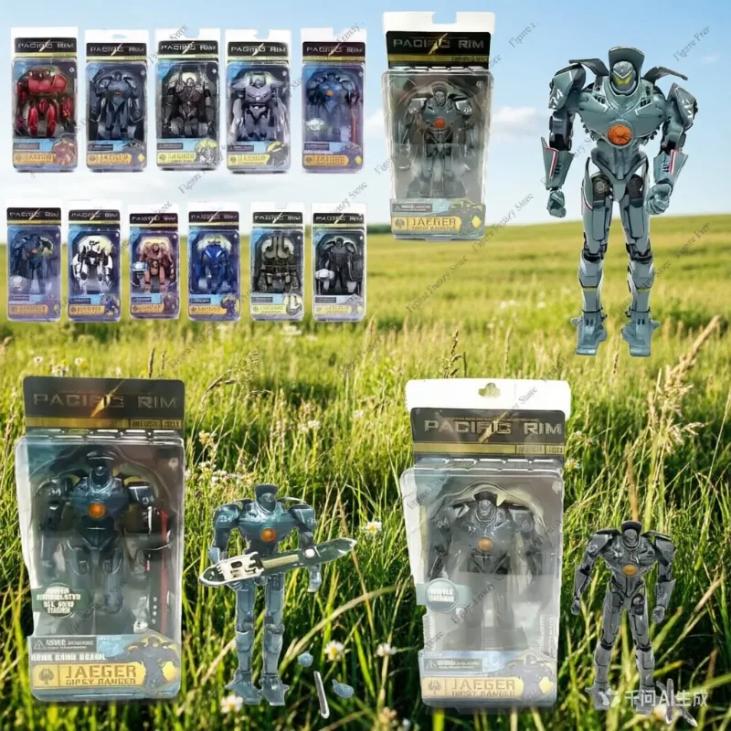 Oferta Especial: Bonecos de Ação Pacific Rim Mecha Mol Crimson Typhoon Gipsy Danger Striker Eureka Cherno Alpha Romeo Blue