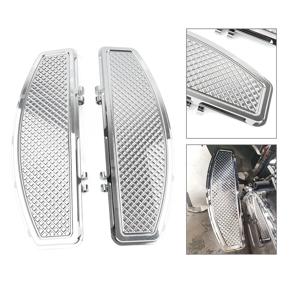 Front Foot Pag Footboard Driver Floorboard Footrest A For Harley Softail Trike Touring Models Aluminum Chrome