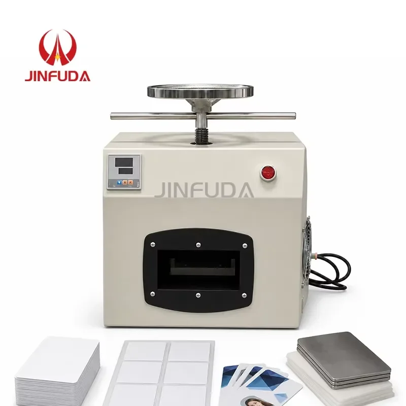 Plastic ID Card Manual A6 Format One to Ten Layer Press 50Hz Fan Cooling Digital Laminator