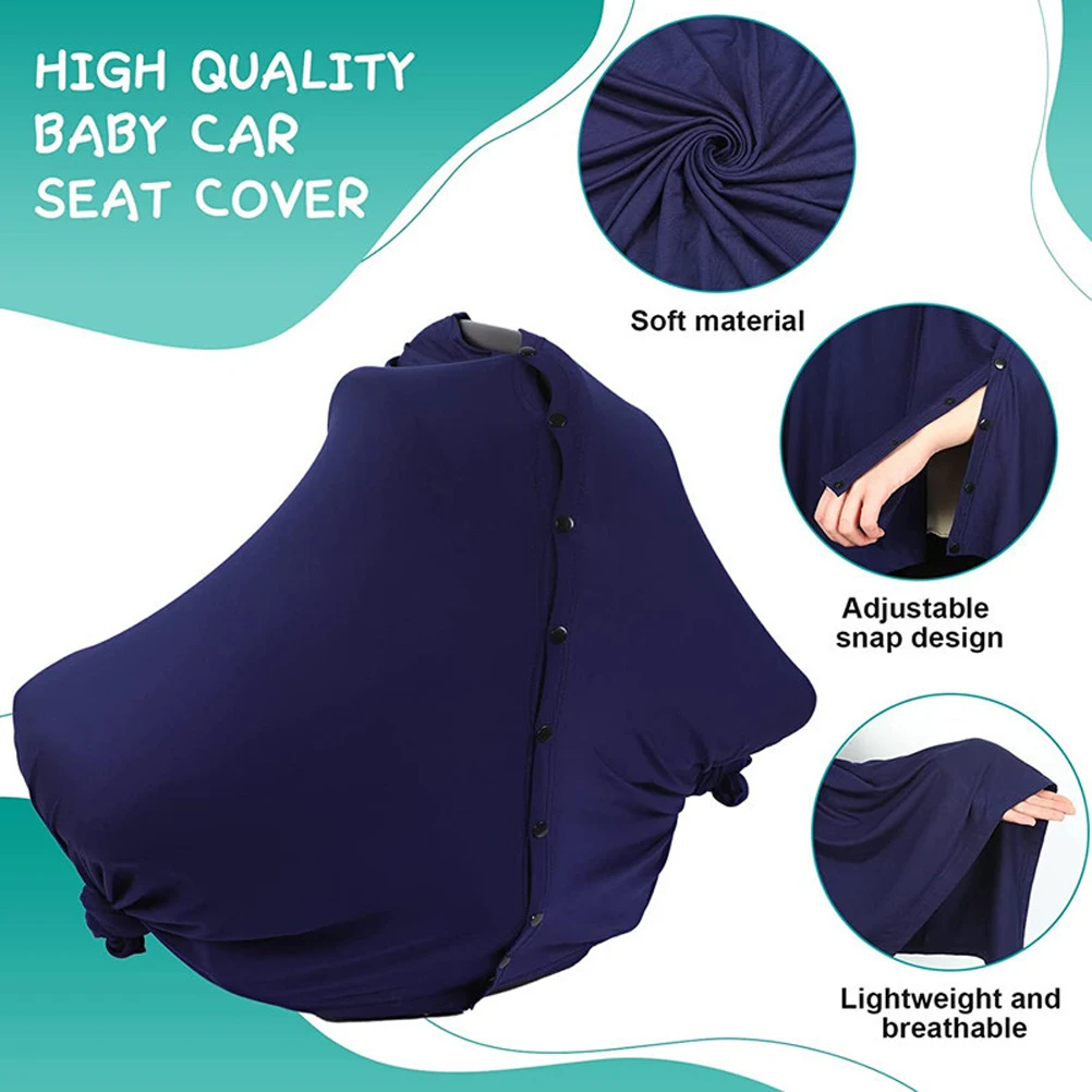 

Nursing Cover For Moms Baby Stroller Cover Car Seat Protection Stretchy Lightweight Durable Chic Pattern Multipurpose