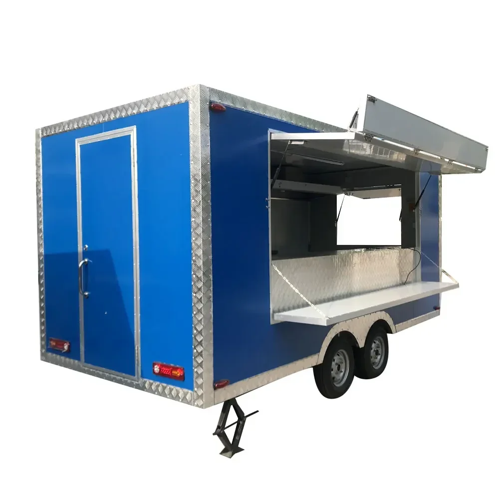 High Quality Mobile Snack Food Trailer Multifunctional Food Drink Desert Retail Trailer With Ce