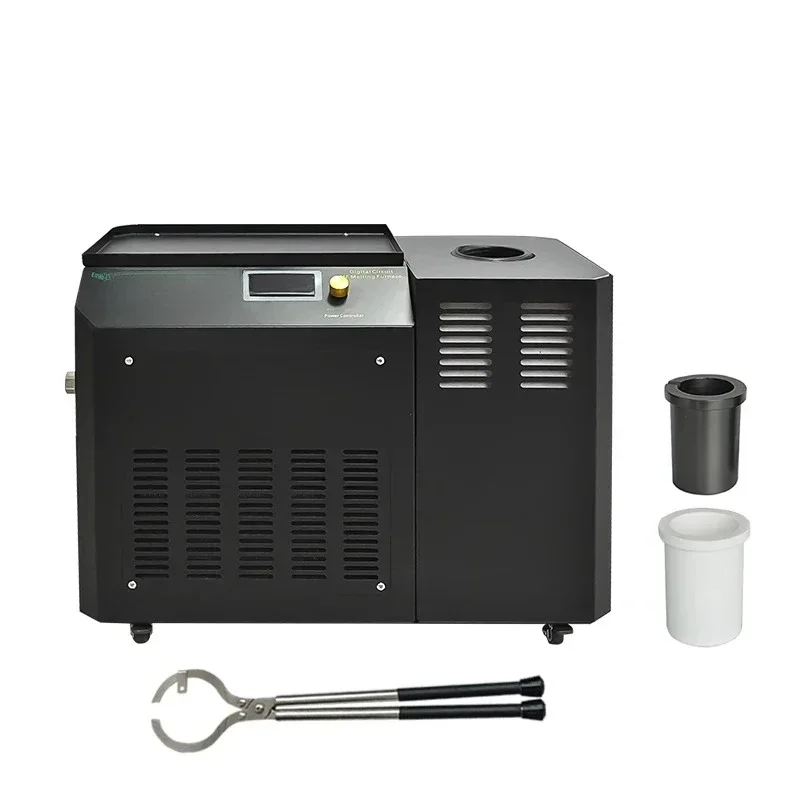 

2KG Gold and Silver Scrap and Copper Induction Melting Furnace Industrial Electric Chiller Interior