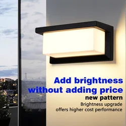 Outdoor waterproof wall light LED 15W radar sensing indoor bedroom living room outdoor porch wall light garden decorative light