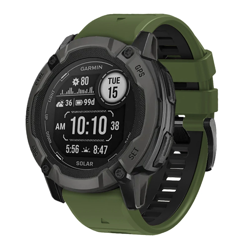 Ремешок для наручных часов QuickFit, силиконовый браслет для Garmin instinct 2X 2 Fenix 7X 7 6X 6 Pro 5X 5 Plus Epix Gen 2, 26 мм 22 мм