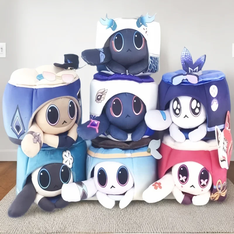 

New Star Rail Genshin Impact Cat Cake Aventurine Blade Boothill Firefly Throw Pillow Game Animation Anime Toys Home Gifts Toys