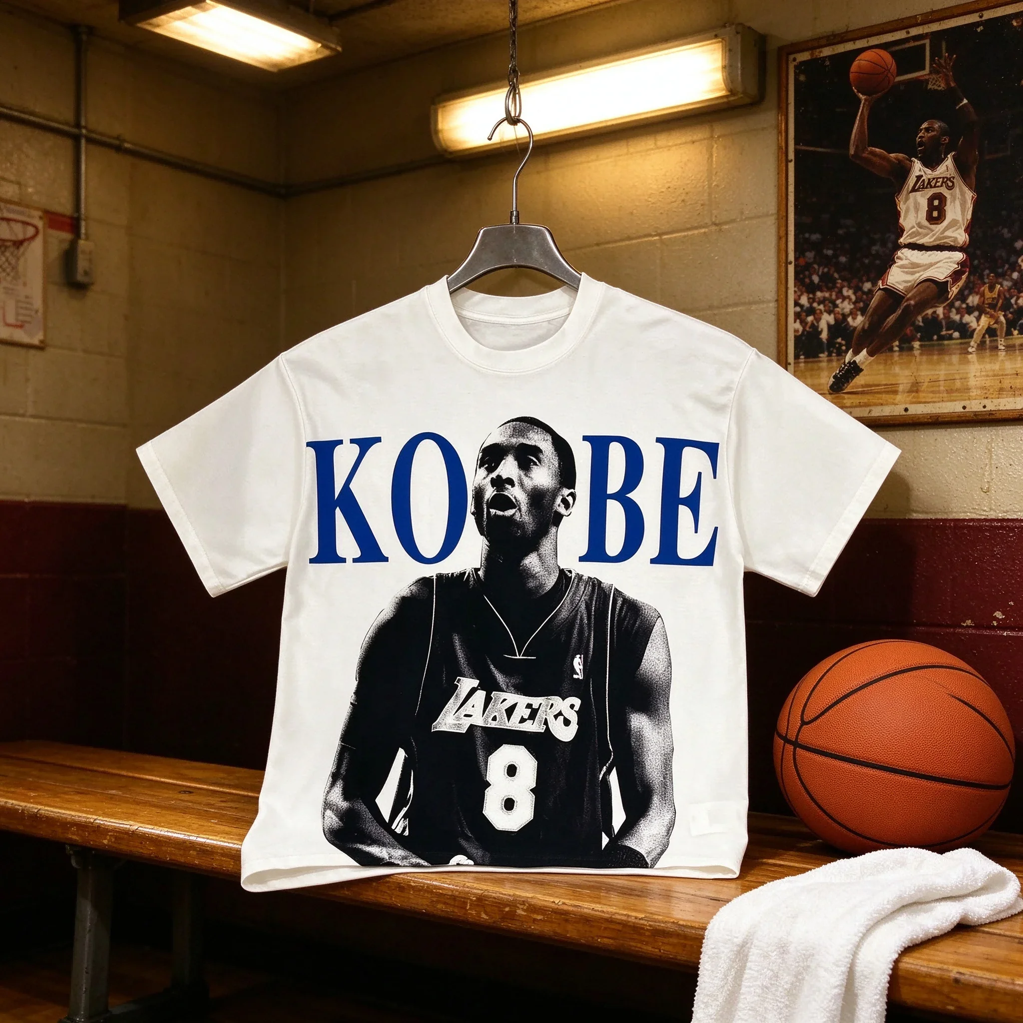 Klassieke Basketbalster Kobe Bryant Mannen Vrouwen T-shirt Print Tshirt Kleding Streetwear Tee Katoen Oversized Y2k Hiphop Zomer