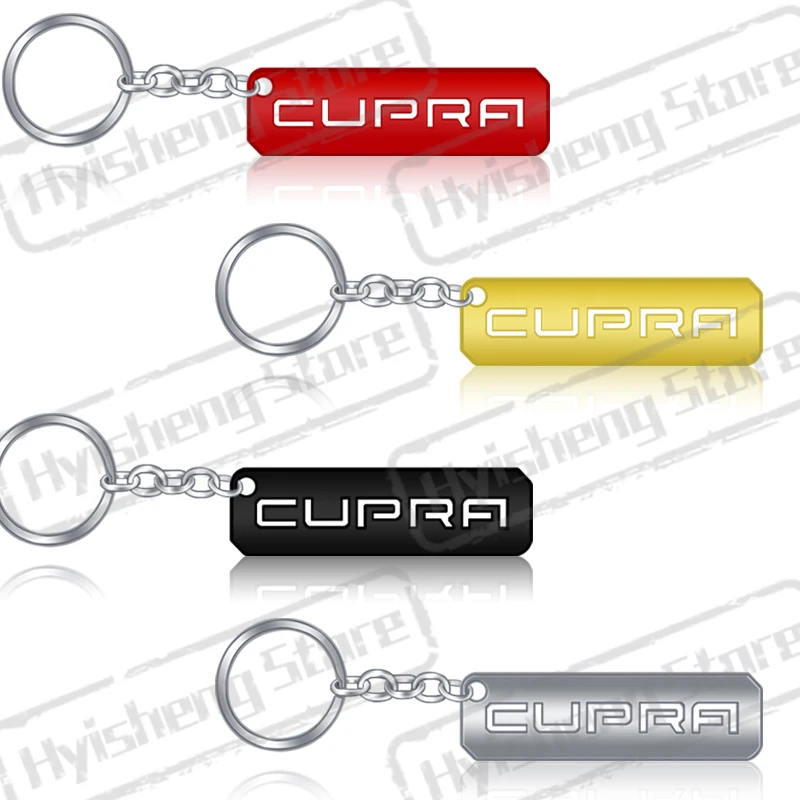 3D Metal Emblem Car Styling Keychain Key Rings For Leon Ibiza Altea Exeo Ateca Toledo Formentor Born e-Racer Accessories