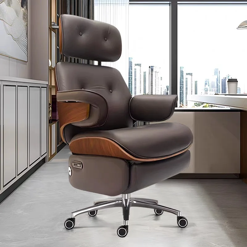 E-Sport-Liegestuhl aus Leder für zu Hause