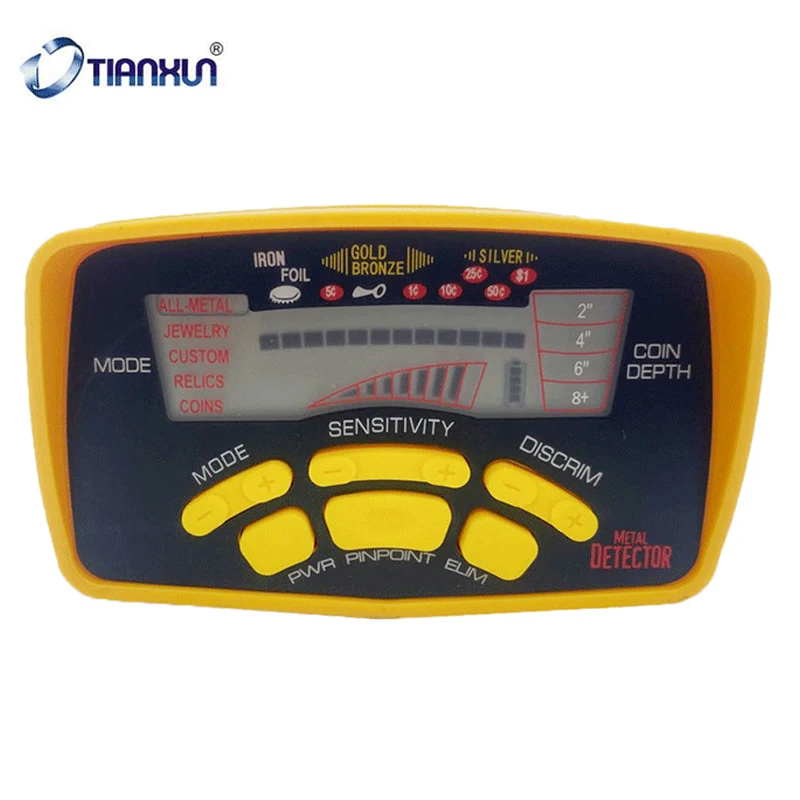 TIANXUN MD6250 LCD Display Control Unit for Professional Underground Metal Detector Scanner Finder Gold Digger Treasure Hunter