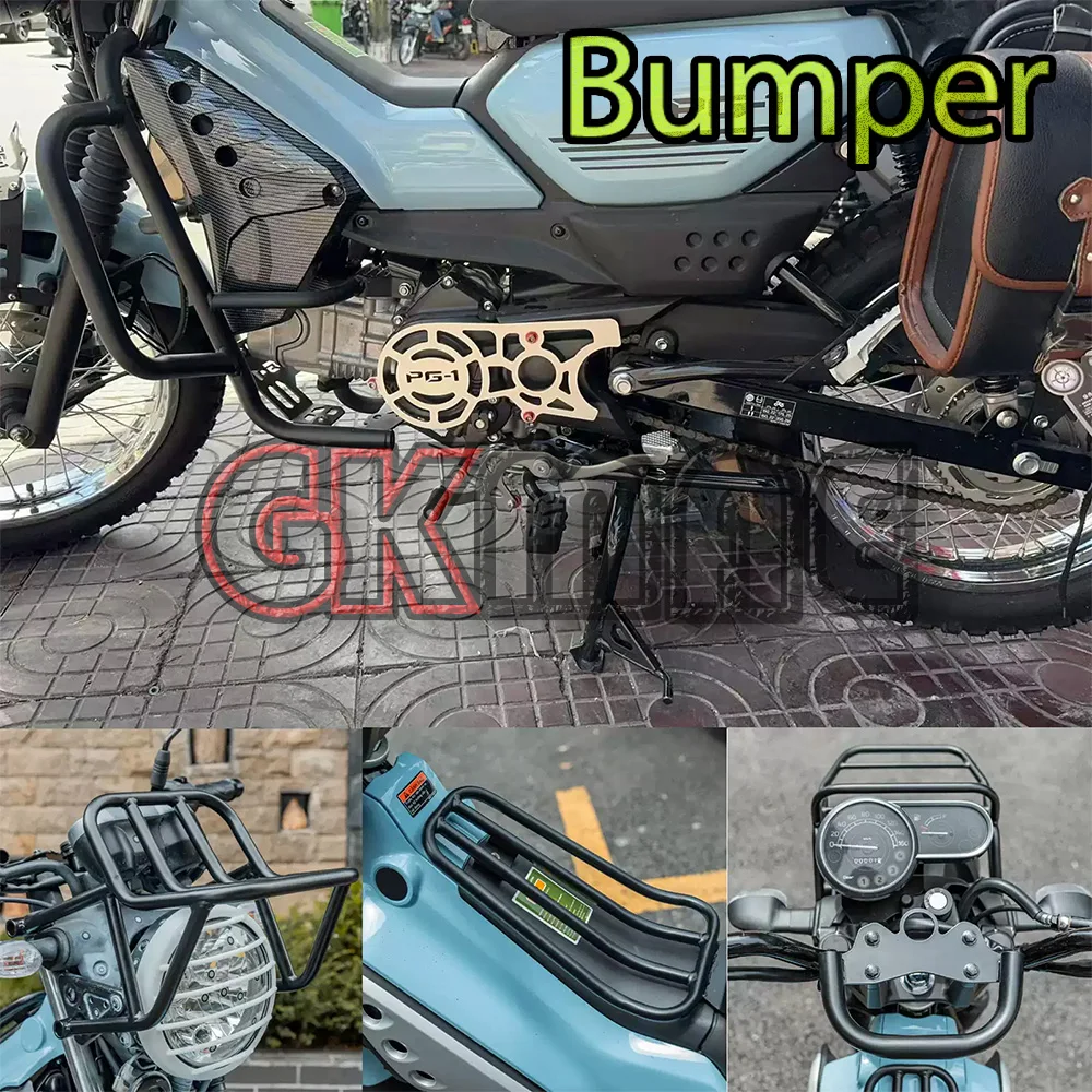 New For Yamaha PG-1 PG1 2023-2026 Motorcycle bumper Luggage Rack Backrest Headlight Guard Side Bag Mount Navigation Mount