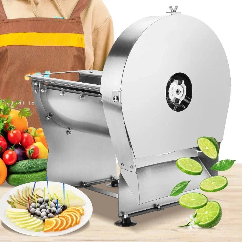 

0-10mm Commercial Onion Potato Chips Slicer Slicing Machine Manuel/Electric Cabbage Shredder Machine Vegetable Fruit Slicing