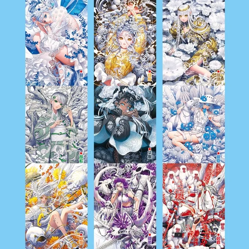 

DIY 》 Великолепная художественная Фантазийная девушка 》 композитная технологическая рельефная Лазерная флеш-карта аниме периферийная Игра коллекционная карта