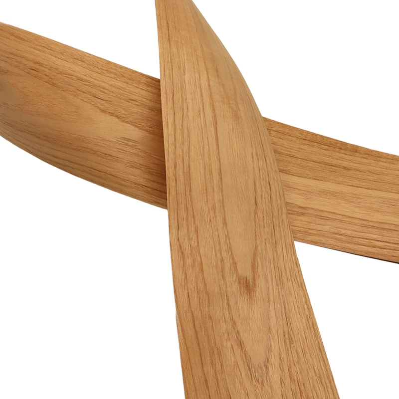 05mm厚の天然無垢チーク材突き板（テクトナ・グランディス）寸法：約-20×250センチメートル