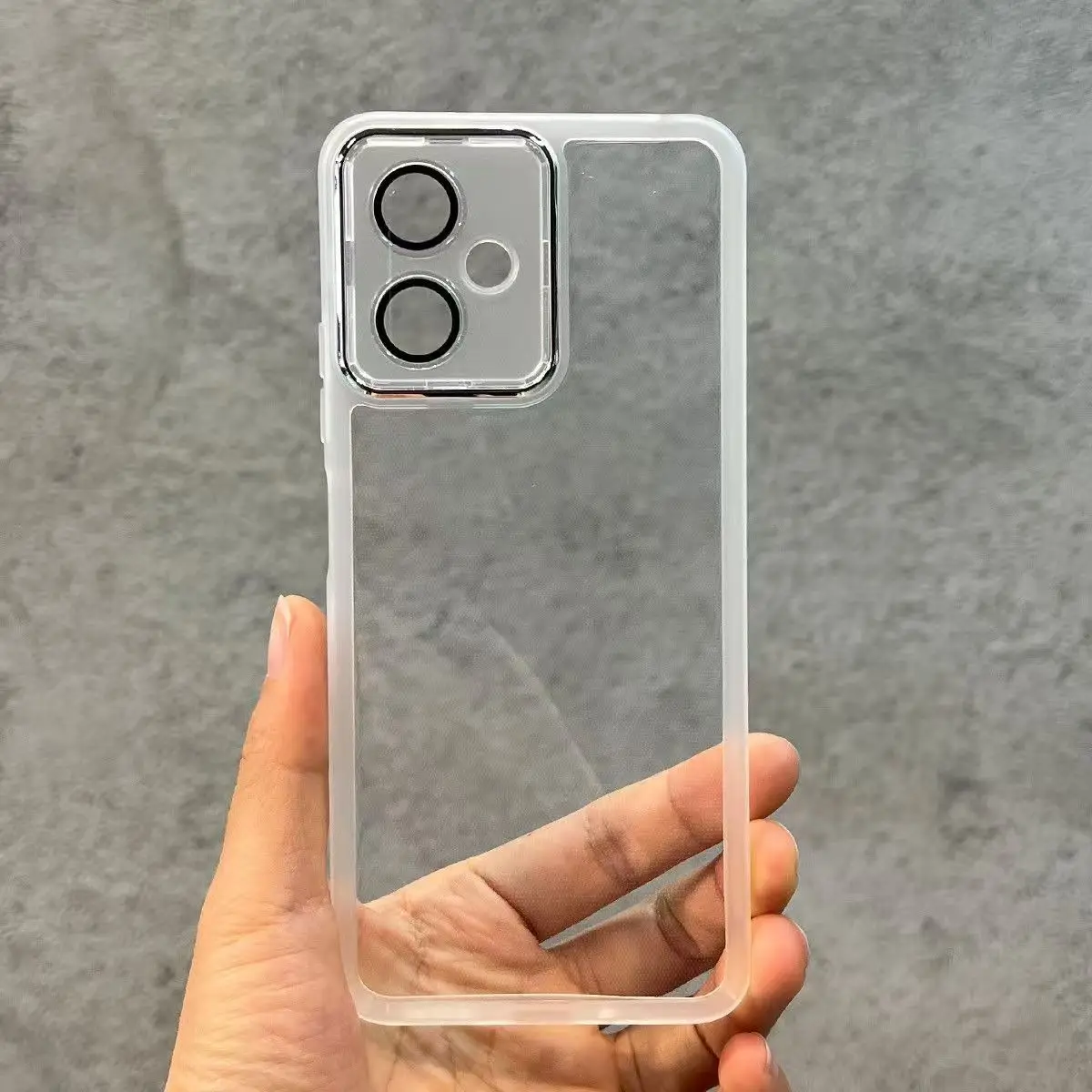 Transparente Handyhülle aus weichem TPU für Motorola Moto G54 Power Moto G64 Moto G32 Moto G14 Kameraobjektivschutzfolie. – Detail 4