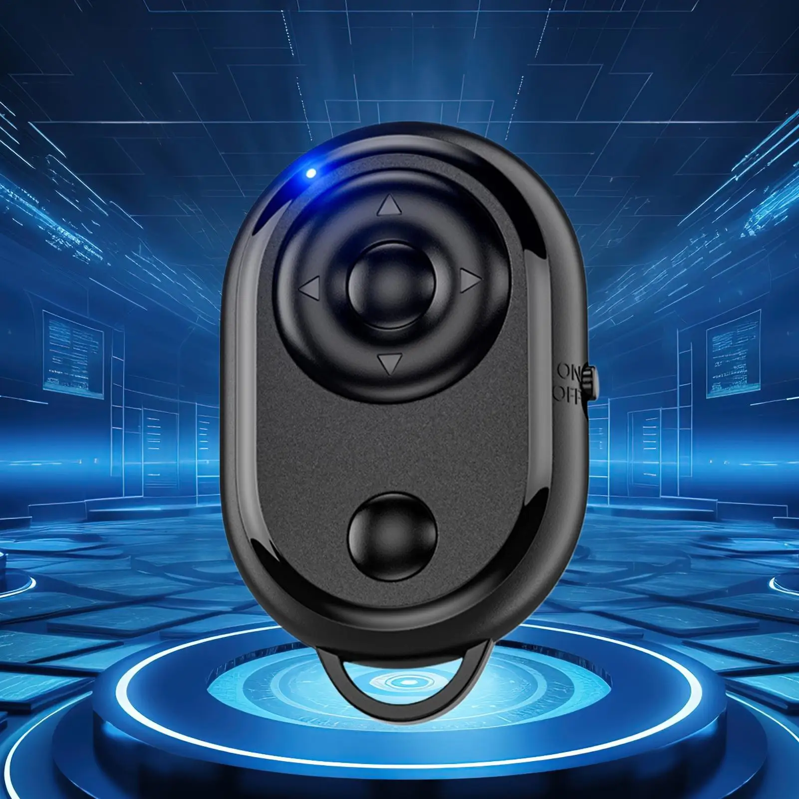 Mini telecomando wireless compatibile con Bluetooth, autoscatto, pulsante dell'otturatore per fotocamera, per video con spazzole Android ForApple Ios